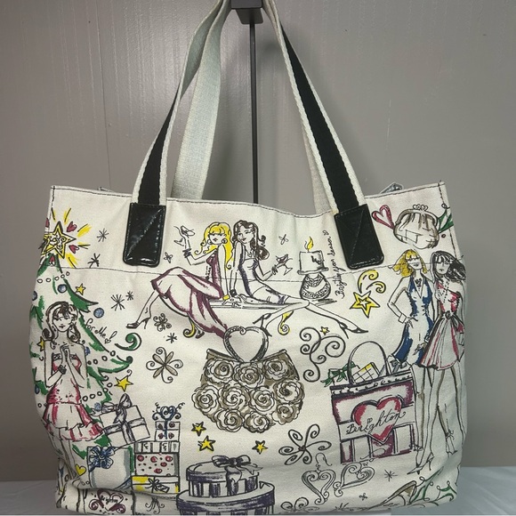 Brighton Graphic Tote Bag - Black and White - Picture 2 of 6